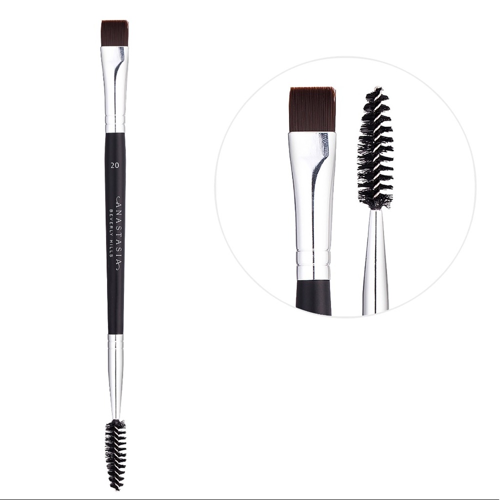 🆕 Anastasia ABH Brush 20 Dual-Ended Flat Detailed